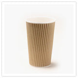 12oz Kraft Ripple Cups x 1000